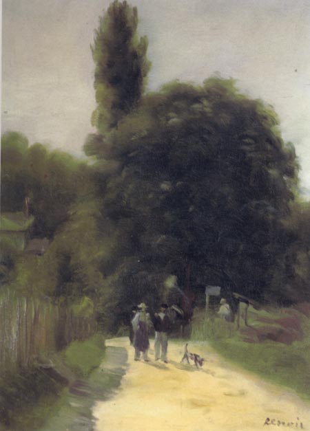 Pierre Renoir Landscape with Two Figures